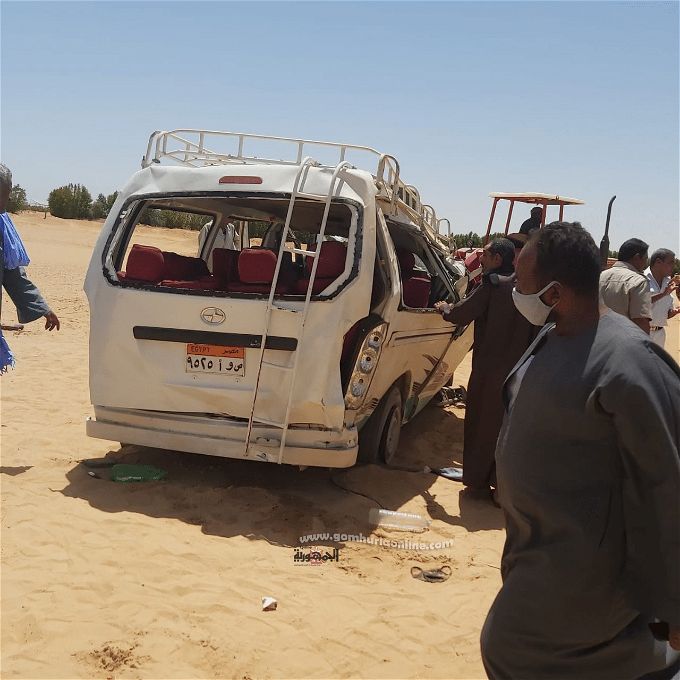 أخبار مصر | بسبب عجلة القيادة .. إصابة أكثر من 12 شخص في حادث مروع على الطريق الصحراوي الغربي