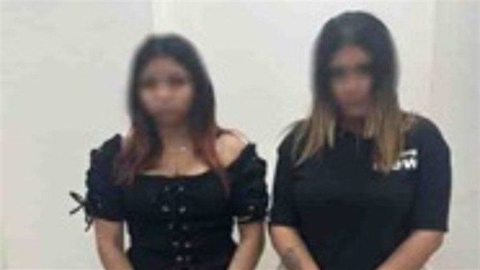 شاهد .. ضبط فتاتين بتهمة ترويج فيديوهات خادشة على مواقع التواصل الاجتماعي