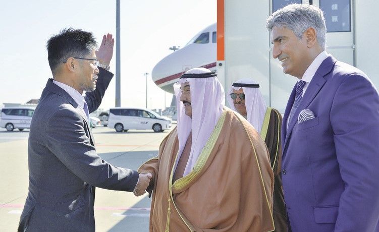 ناصر المحمد: العلاقات بين الكويت واليابان راسخة منذ القدم وتقوم على التعاون البناء والاحترام المتبادل والمصالح المشتركة