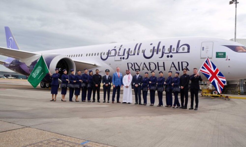 طيران الرياض يطلق رحلته الافتتاحية إلى لندن هيثرو