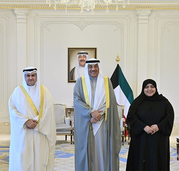 ولي العهد يستقبل وزير العدل ووكيلة الوزارة بمناسبة توليها منصبها الجديد