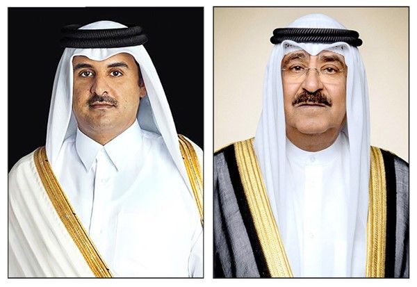 صاحب السمو أجرى اتصالاً هاتفياً بأمير دولة قطر للتعزية بوفاة الأمير الوالد