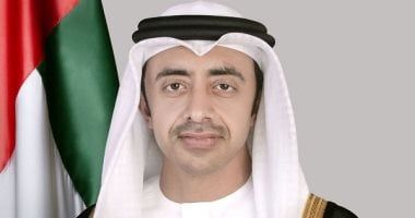 عبدالله بن زايد يتلقى اتصالا هاتفيا من وزير خارجية الكويت
