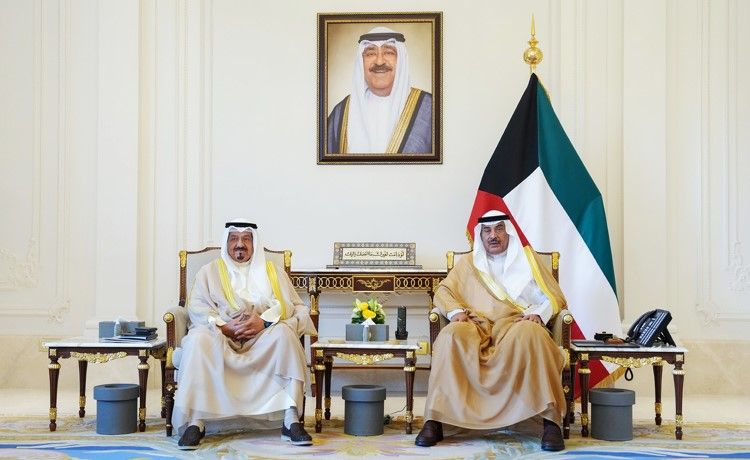 ولي العهد استقبل رئيس الوزراء والنائب الأول ووزيري الدفاع والخارجية