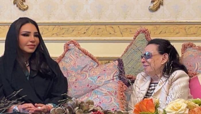 شاهد .. أحلام تحتفي بنجاة الصغيرة في أبوظبي.. إهداء خاص بعد تكريمها