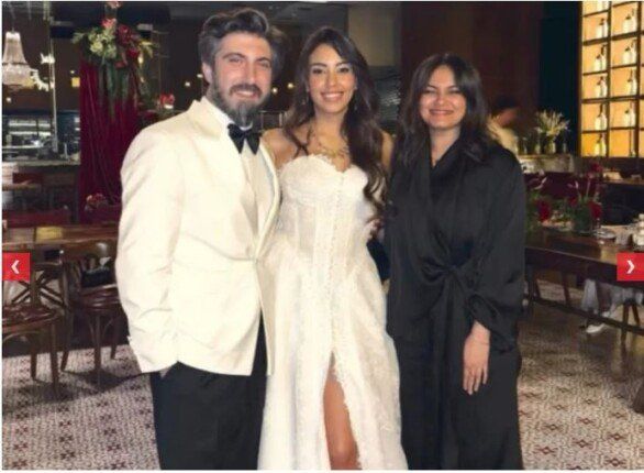 شاهد .. اتفرج.. صور وفيديوهات جديدة من حفل زفاف المخرج السوري السدير مسعود من المصرية ندى الحفناوي