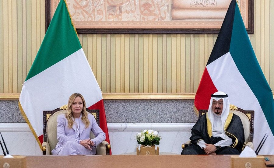 توقيع مذكرتي تفاهم وخطاب نوايا بين الكويت وإيطاليا في تشجيع الاستثمار المباشر والدفاع والتعاون العسكري