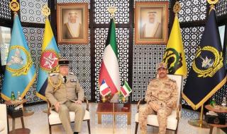 رئيس الأركان بحث مع الملحق العسكري الفرنسي تطوير التعاون والتمارين المشتركة