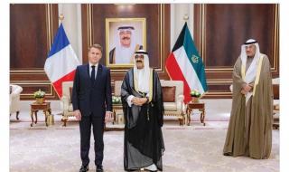 صاحب السمو بحث مع الرئيس الفرنسي العلاقات الثنائية والأوضاع في المنطقة